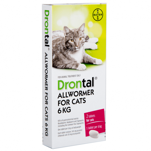 Drontal All Wormer For Cats - Broad-Spectrum Worm Treatment For Cats ...