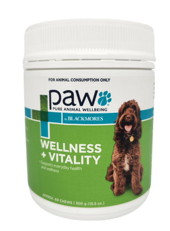 Paw by Blackmores - Wellness and vitality chews for dogs 300g - Front - Your Pet PA NZ