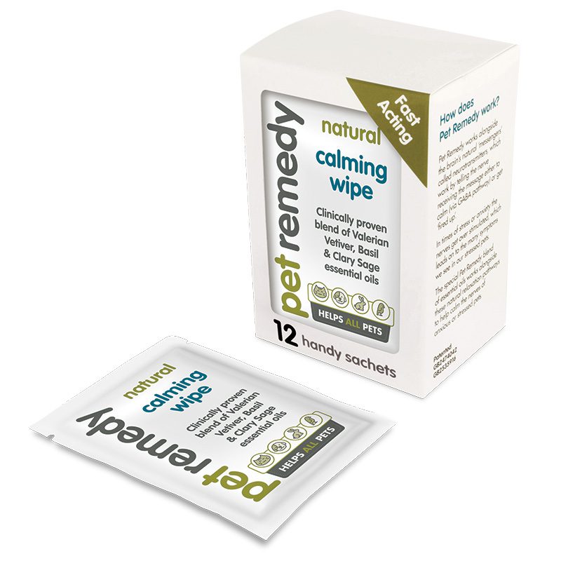 Pet Remedy Calming Wipes 12pk - Front - Your Pet PA NZ