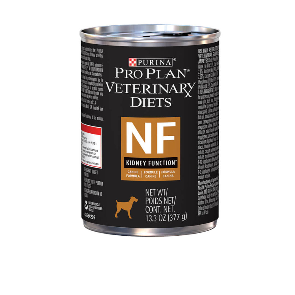 Purina Pro Plan Veterinary Diets NF Kidney Function Canine 12x377g - Front - Your Pet PA NZ