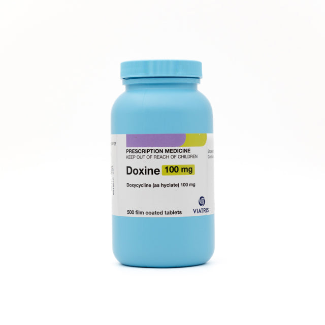 Doxine 100mg 500 tablets - Front - Your Pet PA NZ