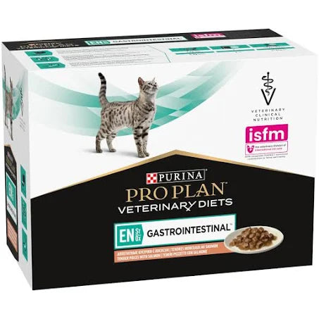 Pro Plan Veterinary Diets EN St/Ox Gastrointestinal 85g x 10 pouches - Front - Pet PA NZ