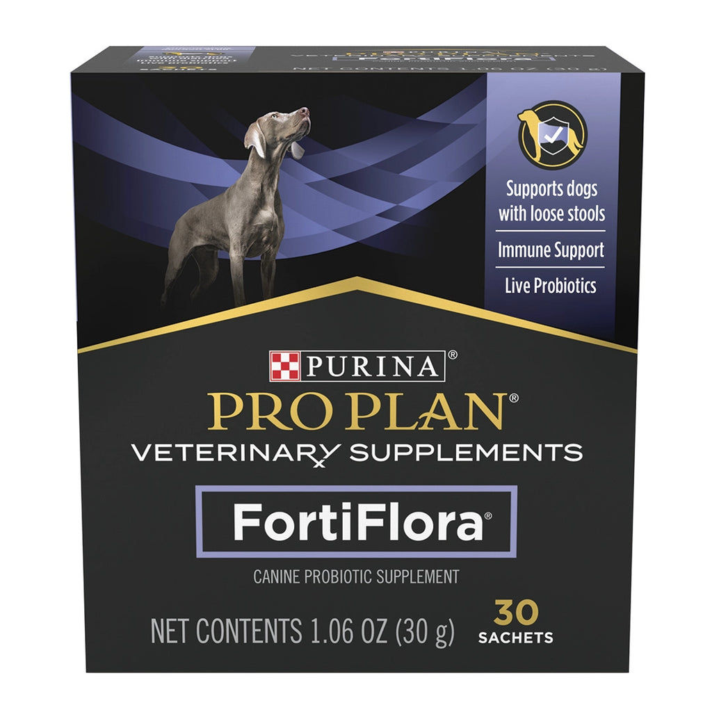 Purina Pro Plan Veterinary Supplements FortiFlora Canine 1g x 30 sachets - Front - Your Pet PA NZ