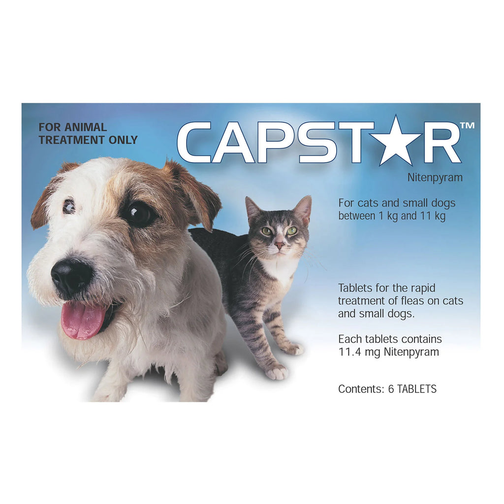 Capstar For Small Dogs & Cats 0.5kg-11kg (6 tablets)