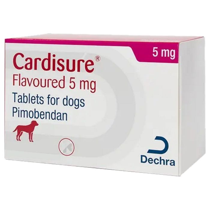 Cardisure 5mg tablets for Dogs 80pk - Front - Your Pet PA NZ