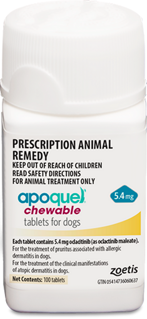 Apoquel Chewable 5.4mg (Per Chew) - Prescription Required