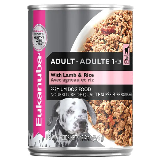 Eukanuba Adult with Lamb & Rice 354g - Front - Your Pet PA NZ 