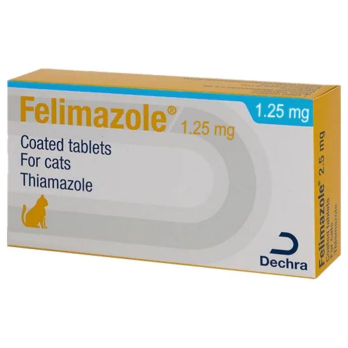 Felimazole 1.25mg 100's - Front - Your Pet PA NZ