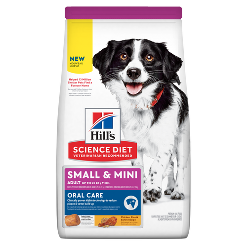 Hills Canine Oral Care Small and Mini 1.81kg - Front - Your Pet PA NZ