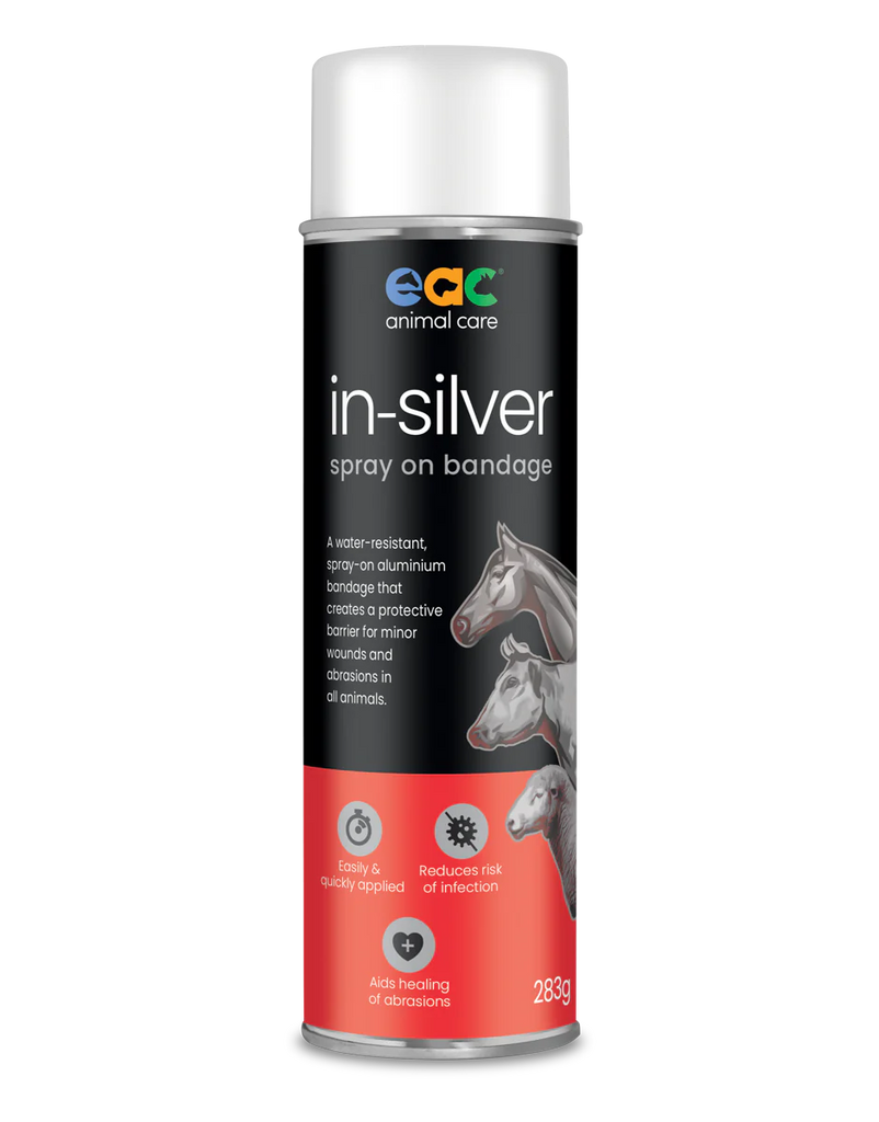 EAC Animal Care In-silver Spray on bandage 285g - Front - Pet PA