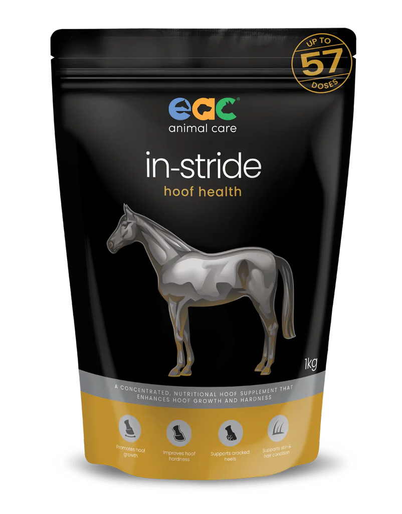 EAC Animal Care In-Stride Hoof Supplement for Horses 1kg - Front - Pet PA