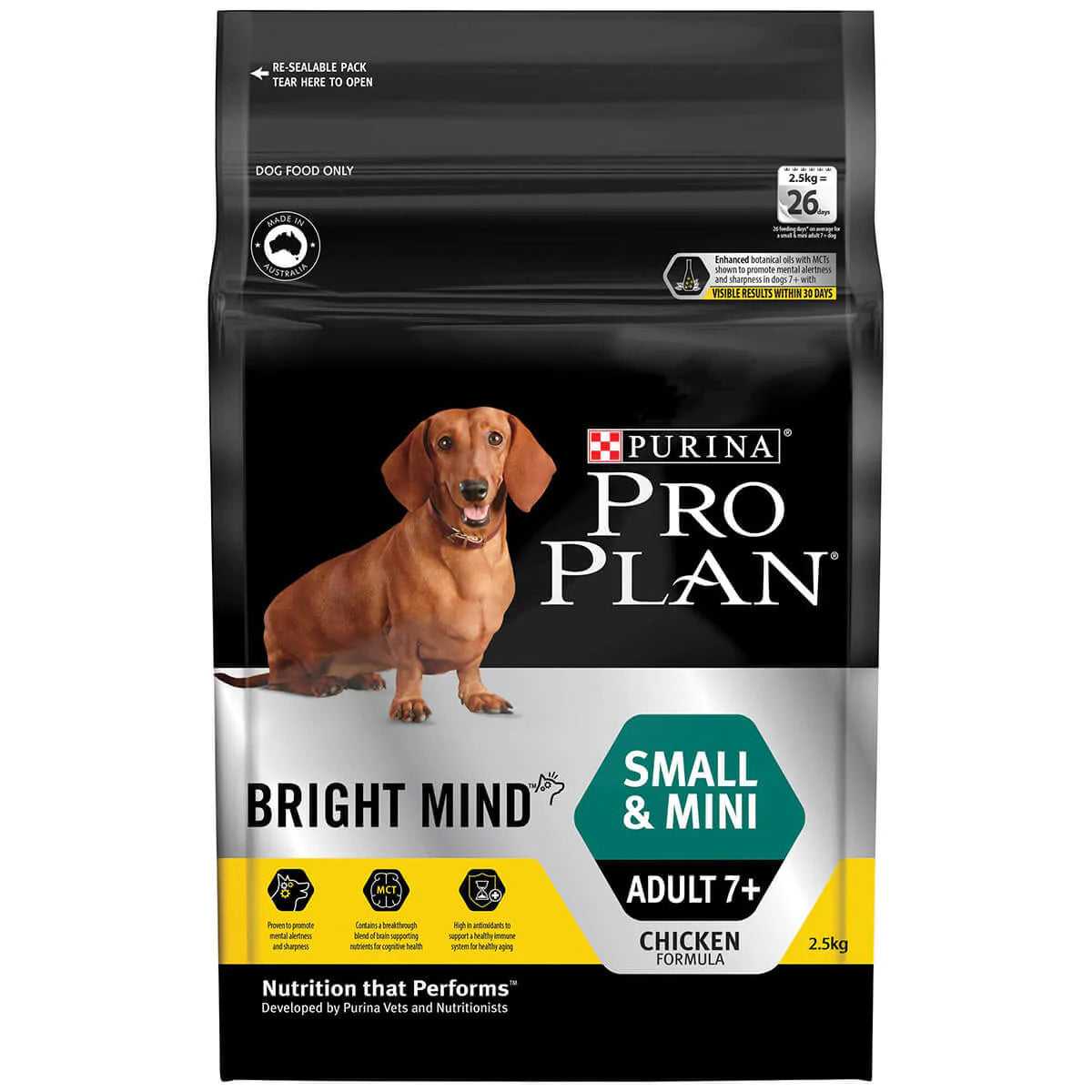 Pro Plan Bright Mind 7 Small and Medium Breed Dog Dry Food Your