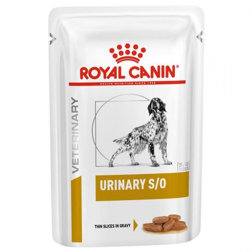 Royal Canin Vet Diet Urinary S/O Wet Dog Food (100g x 12 Pouches)