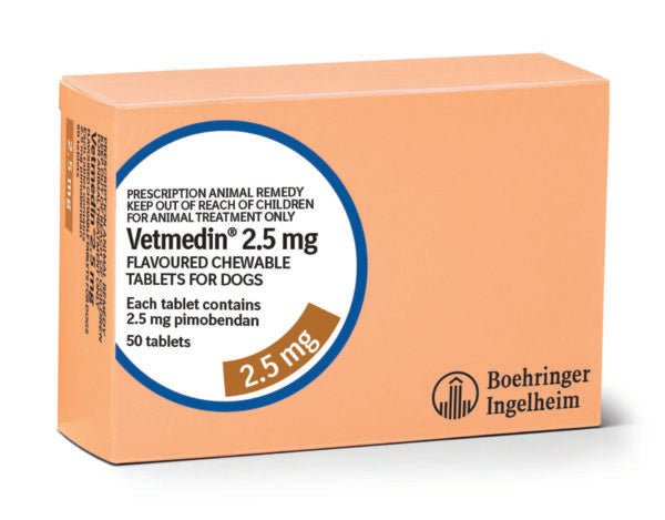 Vetmedin (Pimobendan) 2.5mg Flavoured CHEWS (Per CHEW) Prescription Required