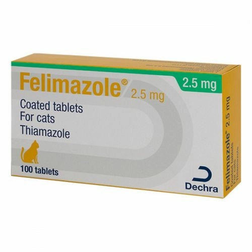 Felimazole (Methimazole) 2.5mg Coated Tablets (100 Tablets) Prescription Required