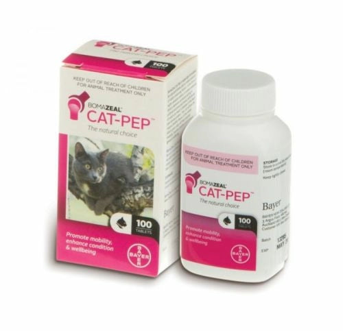 Bomazeal Cat Pep Tablets x100 - Natural Cat Digestive Aid