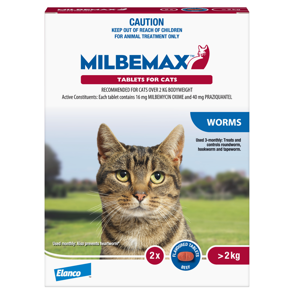 Milbemax Broad Spectrum Worming Tablets for Cats (2-8kg)