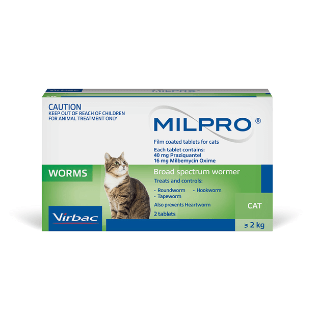 Milpro Worming Tablets for Cats - Bulk Packs for Cat's Health